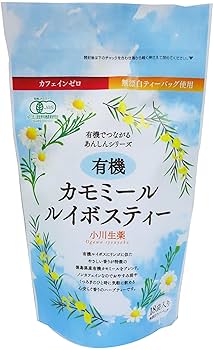 Amazon.co.jp: 小川生薬 有機カモミールルイボスティー 27g×4袋
